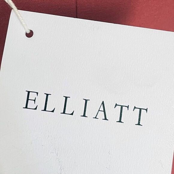 Elliott Adorn Dress in Rosewood Pink Structured One Shoulder Size Medium NWT - Picture 7 of 8